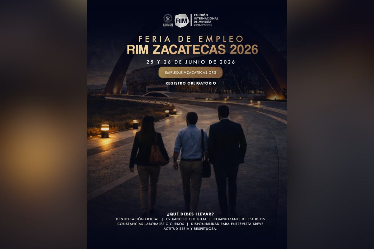 RIM Zacatecas 2026 impulsará empleo y proveeduría local con programa de capacitación gratuito.