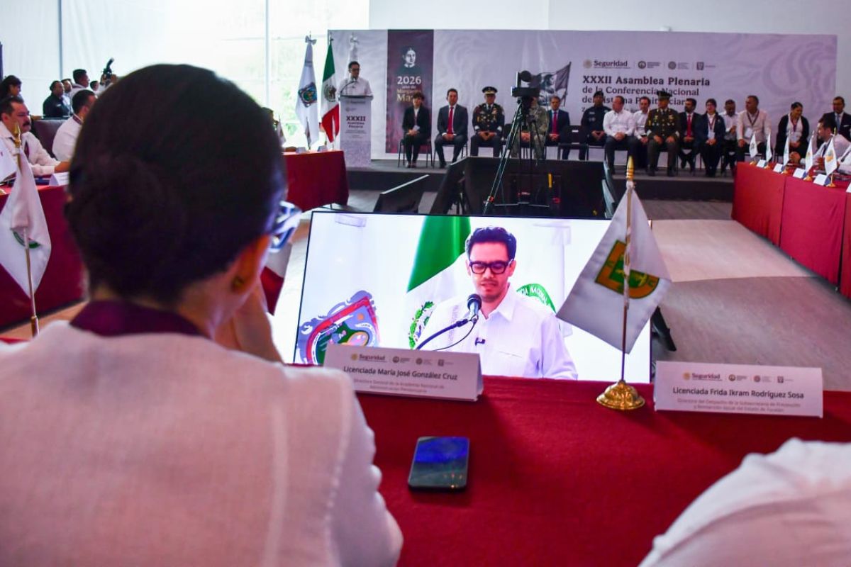 Zacatecas se consolida como referente penitenciario nacional al albergar la XXXII Asamblea Plenaria del Sistema Penitenciario