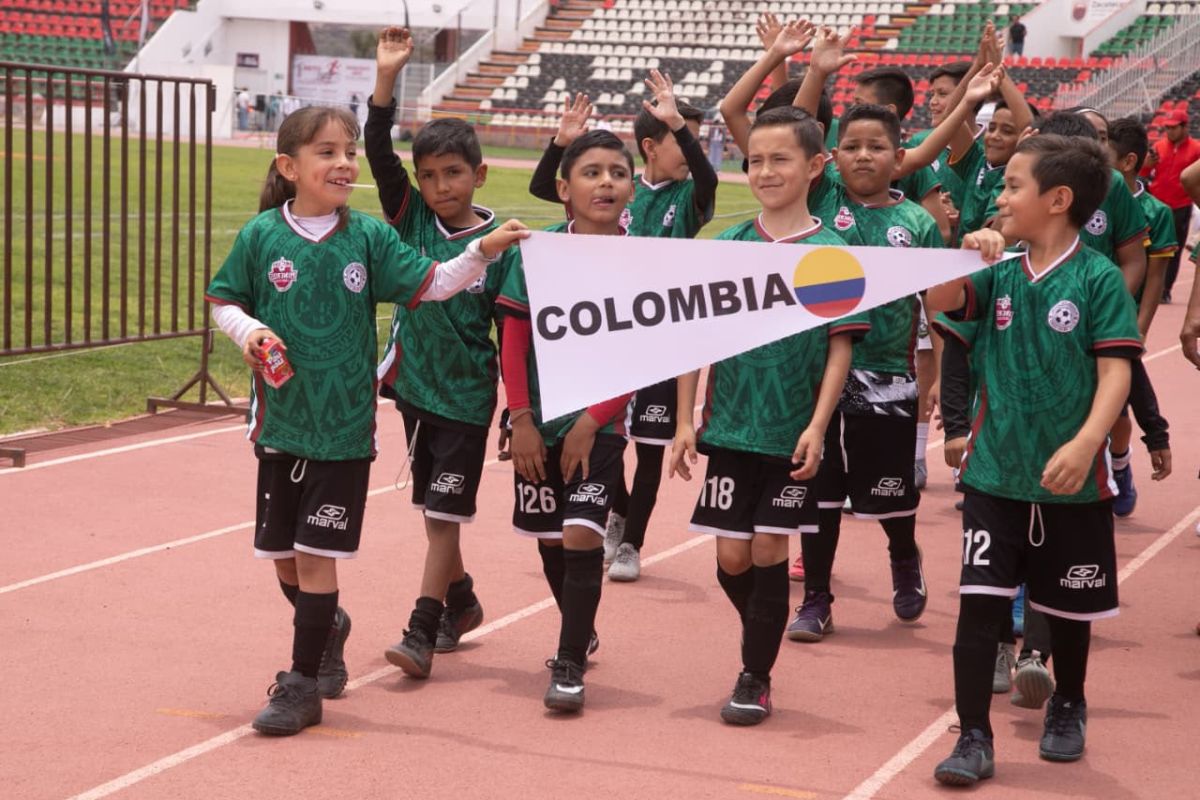Más de 600 niñas y niños participan en el Mundialito Social Zacatecas.
