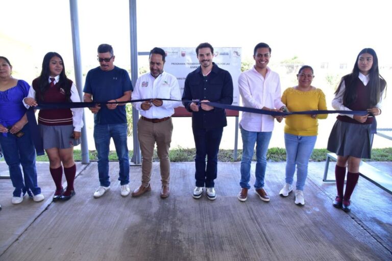 Construye Gobierno de Zacatecas desayunador estudiantil en Cecytez de Pinos