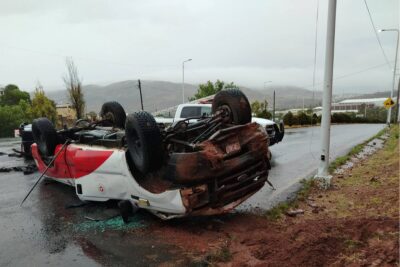 “Hoy regresaron vivos de milagro”: Bomberos denuncian abandono tras accidente de unidad de emergencia