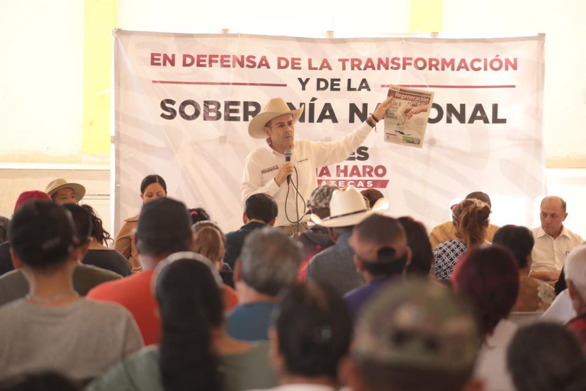 Ulises Mejía destaca logros de la 4T y llama a fortalecer la defensa de la soberanía nacional.