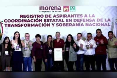 Verónica Díaz formaliza su registro para coordinar la Defensa de la Cuarta Transformación en Zacatecas