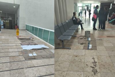 Primeras lluvias exhiben daños en Hospital General de Zacatecas