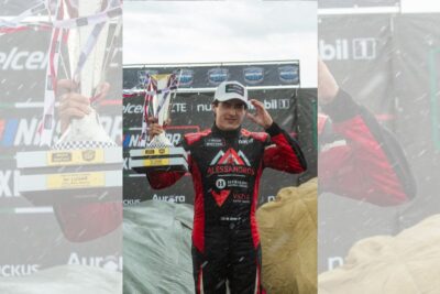 Mateo Girón no ha ganado este año una carrera en la NASCAR Challenge pero logra un tercer lugar