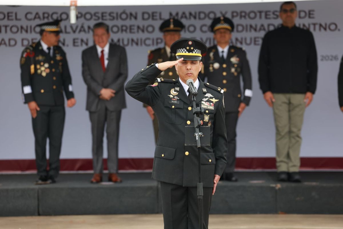 José Antonio Galván Moreno asume la coordinación de la Guardia Nacional en Villanueva