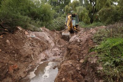Gobierno de Jerez atiende encharcamiento en la zona de panteones y proyecta obra pluvial permanente