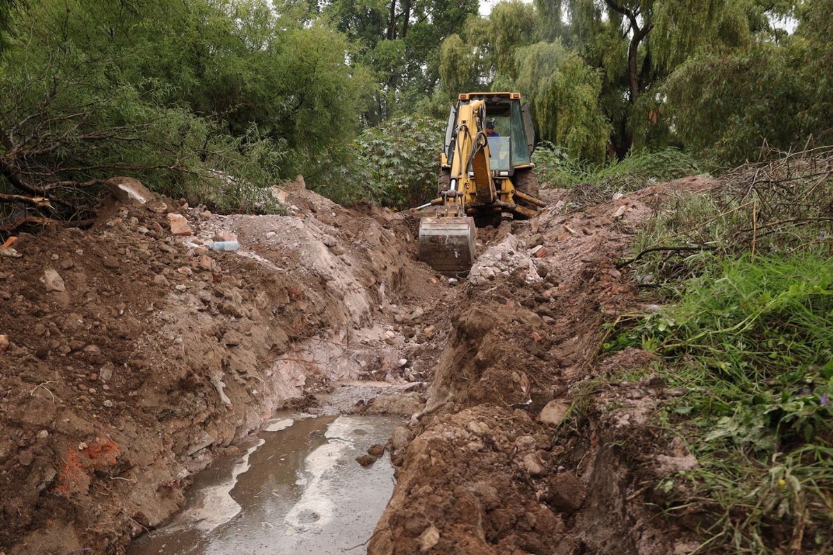 Gobierno de Jerez atiende encharcamiento en la zona de panteones y proyecta obra pluvial permanente