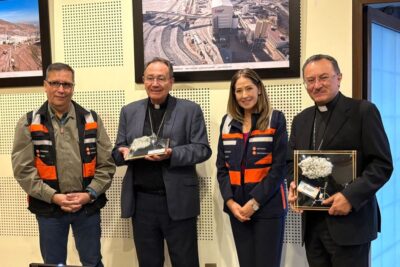 Nuncio Apostólico visita Capstone Copper Cozamín y conoce la minería de Zacatecas