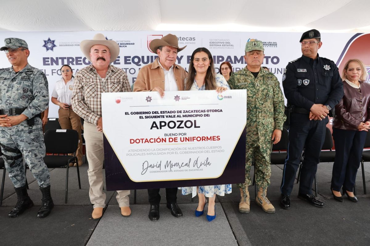 David Monreal destaca inversión histórica de más de 1 mil 357 millones de pesos para fortalecer la seguridad en Zacatecas