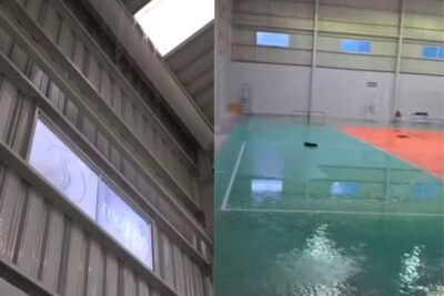 Pabellón de voleibol en Fresnillo presenta daños por lluvias; deportistas exigen mantenimiento urgente