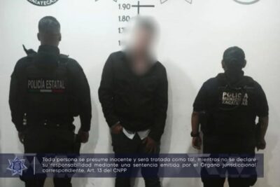 Detienen a hombre por presunta violencia familiar y agresiones en la colonia Pánfilo Natera