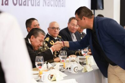 Miguel Varela reconoce a la Guardia Nacional por su labor en favor de la seguridad