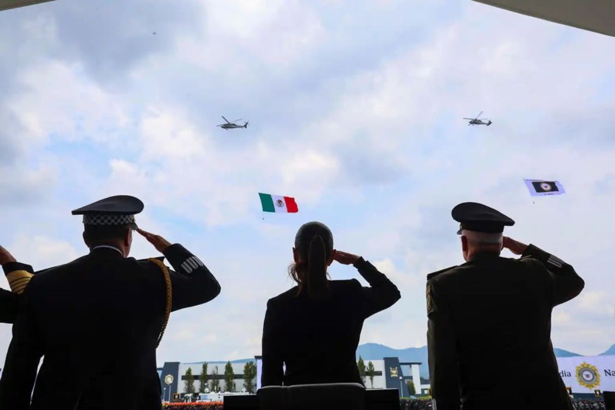 Sheinbaum destaca reducción de homicidios y reconoce papel de la Guardia Nacional en su séptimo aniversario
