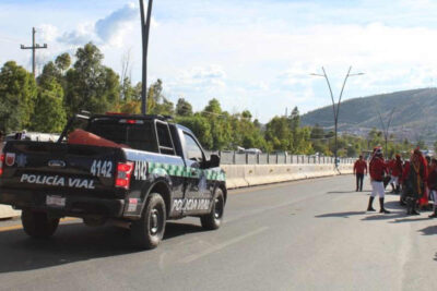 Garantizan autoridades viales movilidad segura en Lomas de Bracho