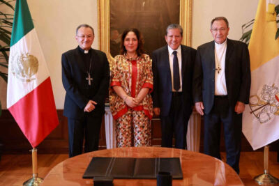 Gobernador de Zacatecas y nuncio apostólico dialogan sobre bienestar de comunidades
