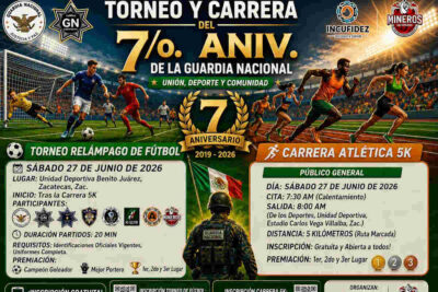 Guardia Nacional celebrará su séptimo aniversario con carrera 5K y torneo de fútbol