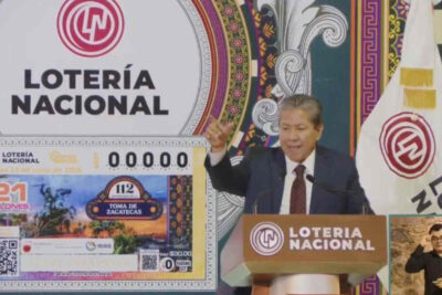 Lotería Nacional conmemora en Zacatecas histórica gesta revolucionaria