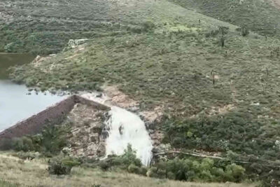 Presa de Calerilla cerca de su límite máximo de almacenamiento