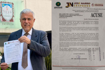 Solicita José Narro licencia como Diputado Federal para participar en el proceso interno de Morena