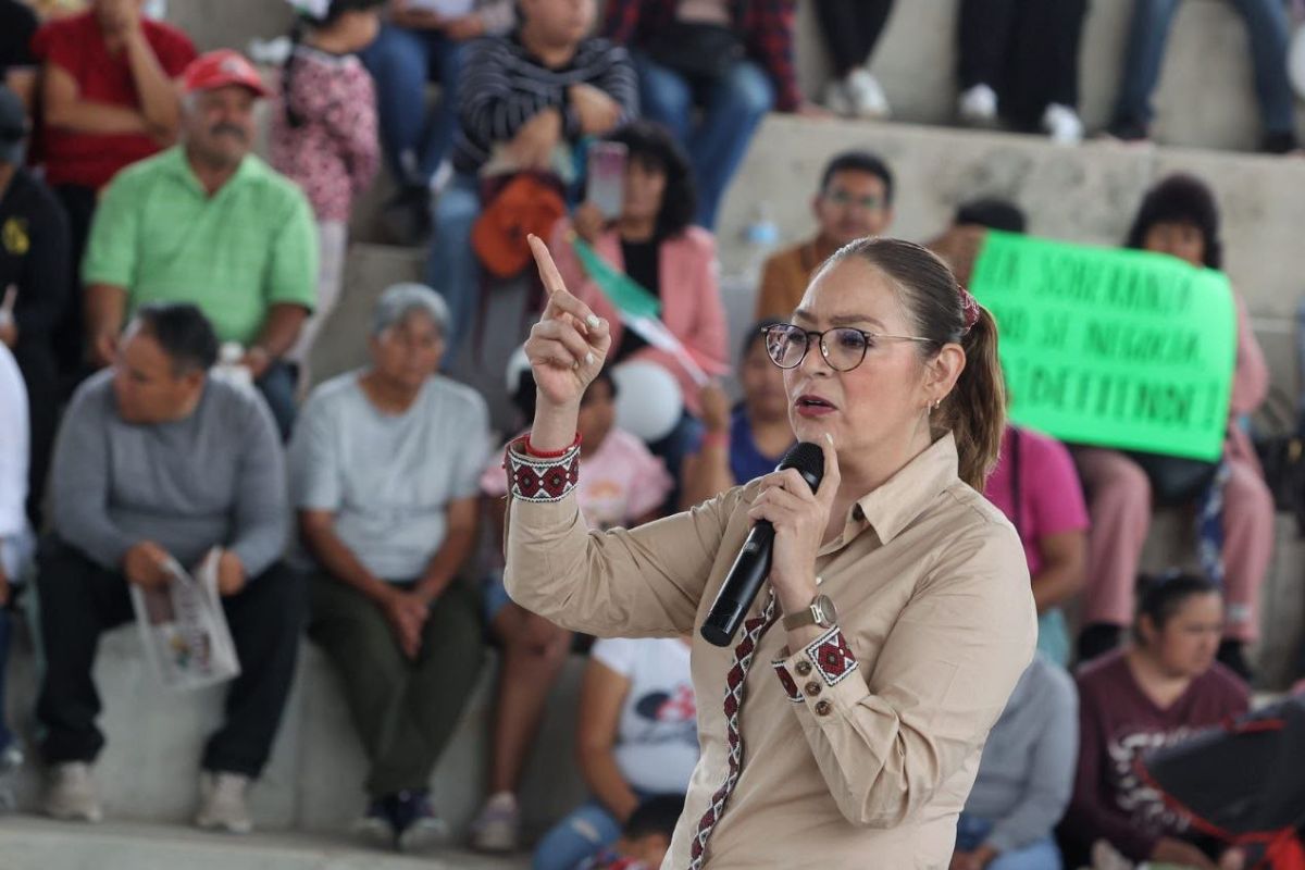 Desde Loreto, Vero Díaz afirma que el pueblo defenderá los avances de la Transformación y la Soberanía Nacional