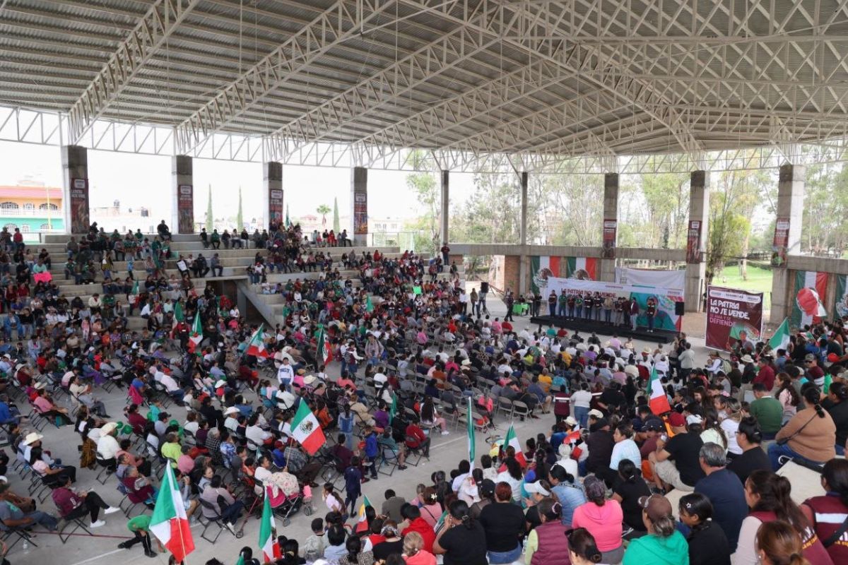 En Loreto , hace poco más de dos años, inició en Zacatecas la campaña presidencial de la hoy presidenta Claudia Sheinbaum.