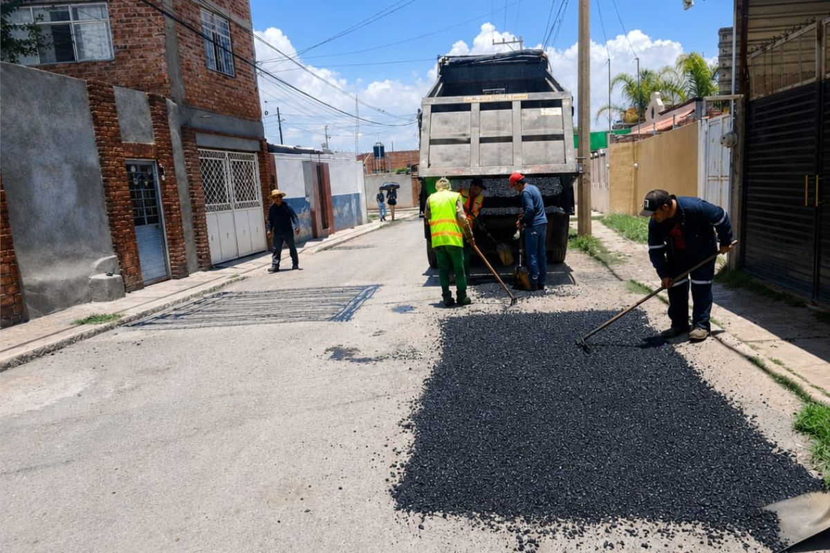 Guadalupe refuerza programa de bacheo para atender daños provocados por las lluvias