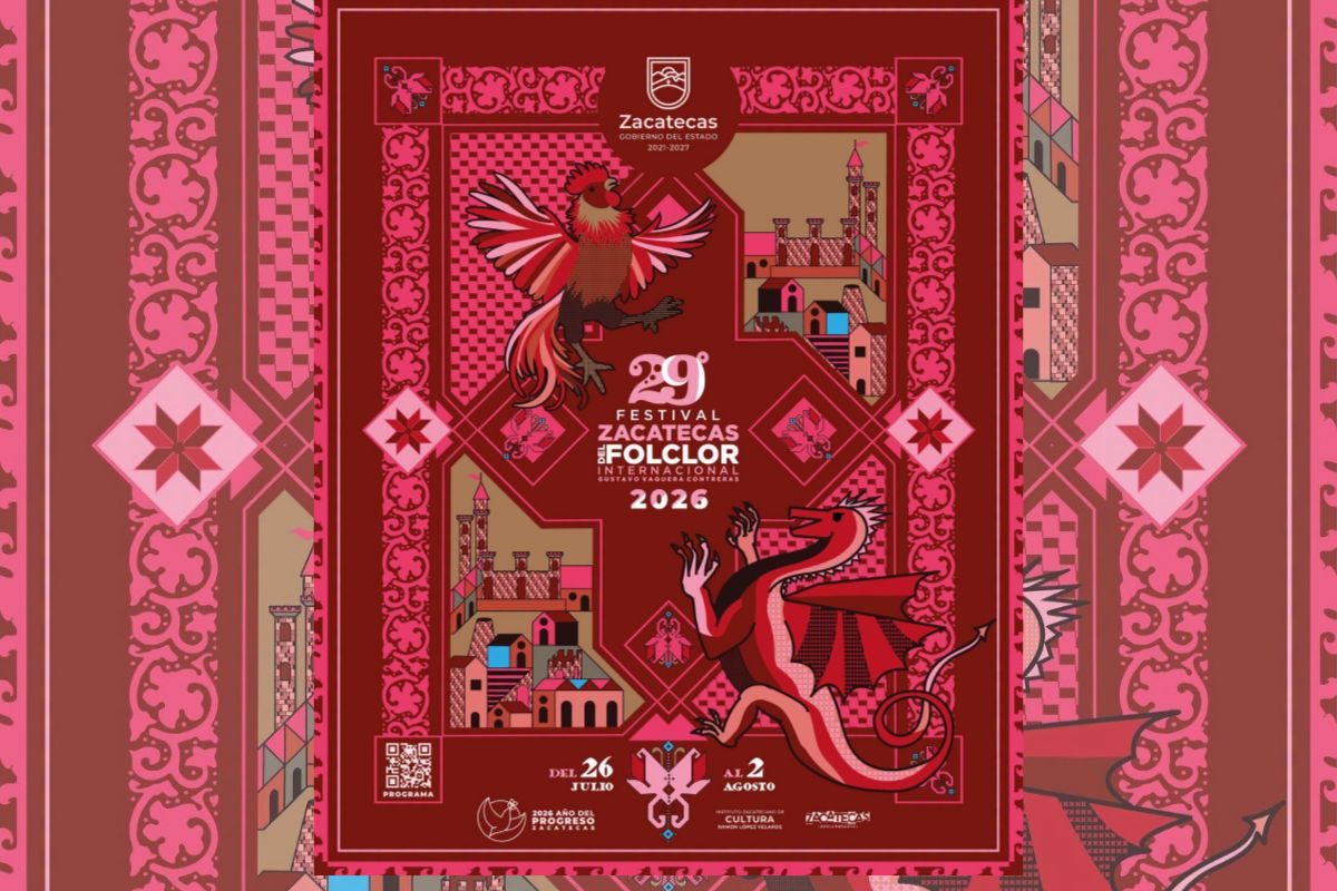 Presentan la imagen oficial del Festival Zacatecas del Folclor Internacional 2026