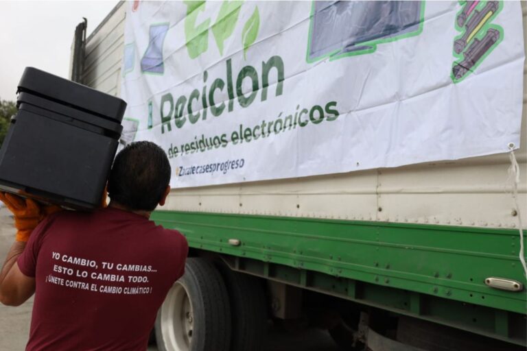 Inicia Reciclón 2026 en Zacatecas con meta de superar las 72 toneladas de residuos electrónicos