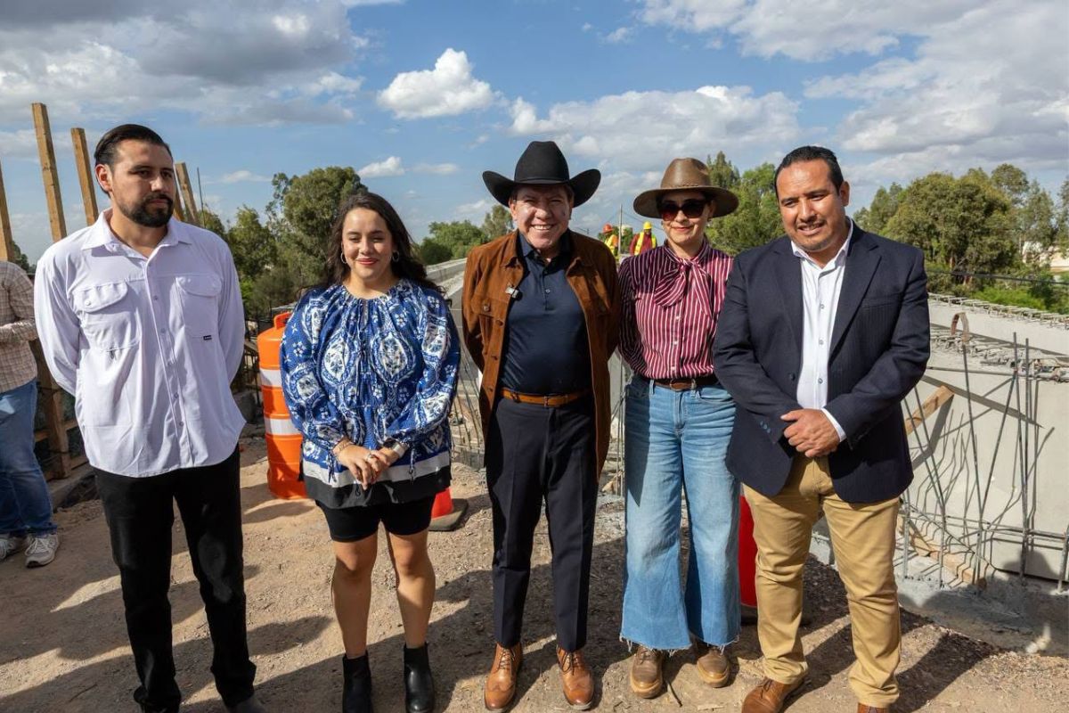 Anuncian construcción de puente vehicular en acceso a Calera