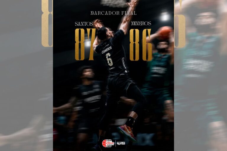Mineros cae por un punto ante Santos en dramático debut de la LNBP 2026