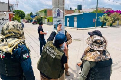 Realizan jornada de búsqueda en vida de personas desaparecidas en Fresnillo