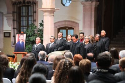 Poder Judicial rinde homenaje póstumo al magistrado José Guadalupe García Balandrán