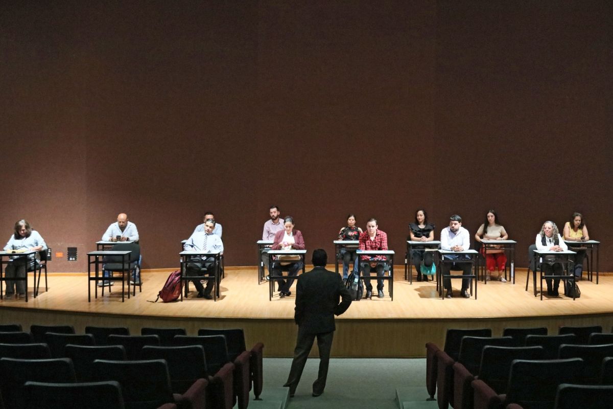 Poder Judicial aplica examen final a 15 aspirantes para ocupar plazas de actuaria y actuario.