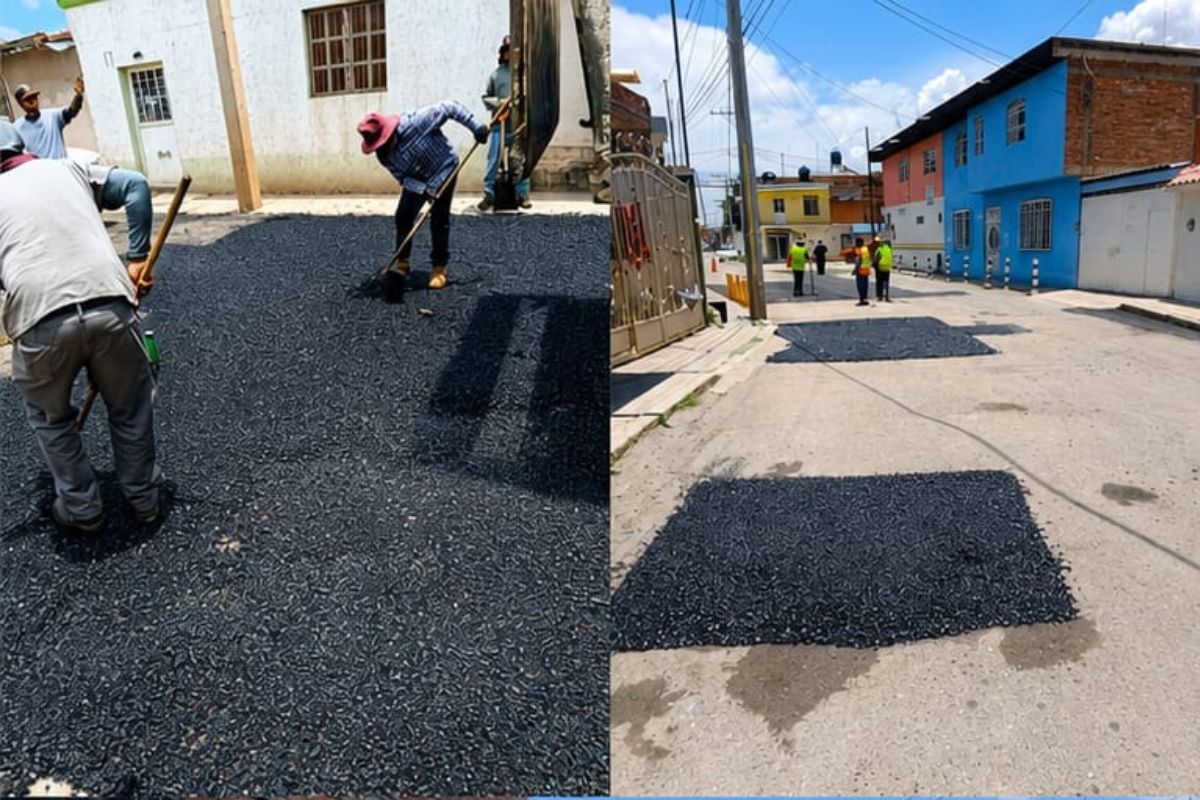 Guadalupe refuerza programa de bacheo para atender daños provocados por las lluvias.