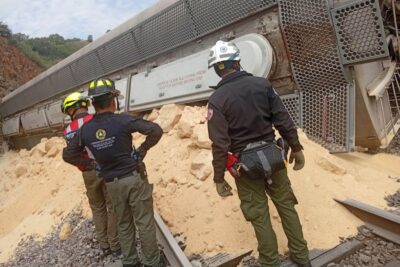 Descarrilan 13 vagones de tren de carga en Zacatecas; el accidente no deja personas lesionadas