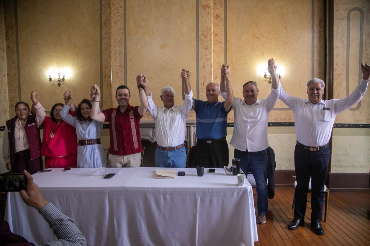 Los Convencionistas respaldan a Ulises Mejía Haro y cierran filas en defensa de la Transformación.
