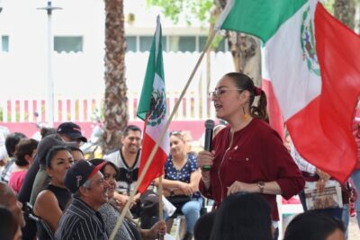 Vero Díaz destaca en Jerez apoyo a migrantes y programas del Bienestar