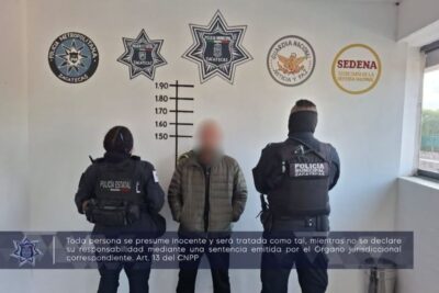 Detienen a hombre por presunto robo a comercio en el Centro Histórico de Zacatecas