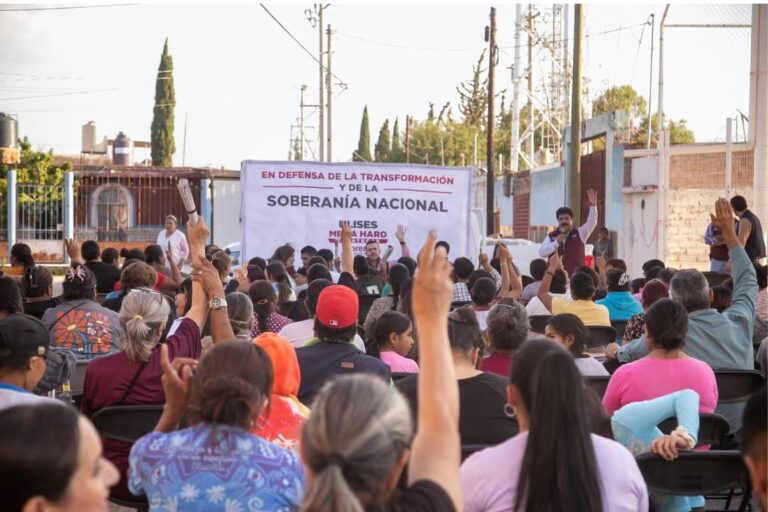 Ulises Mejía llama a fortalecer la Cuarta Transformación con unidad y organización territorial en Zacatecas