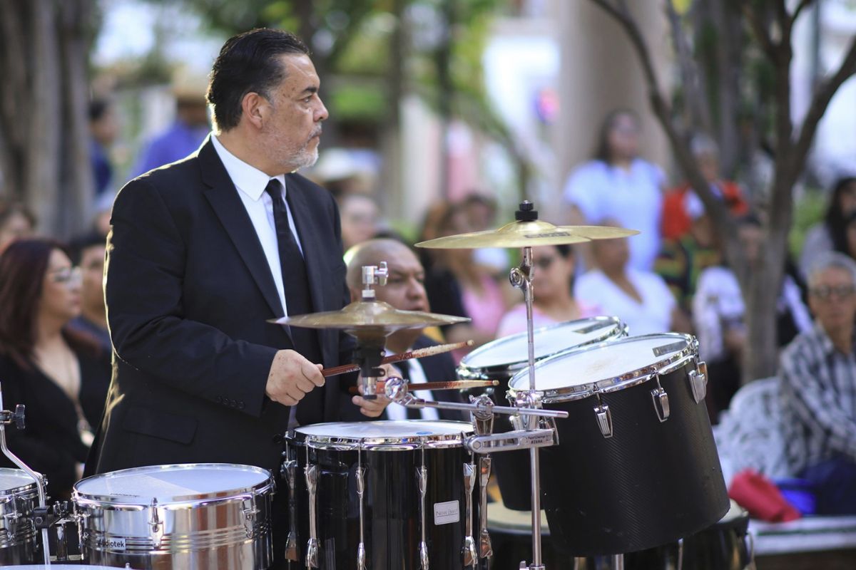 La Banda Sinfónica del Municipio de Zacatecas fortalece la agenda cultural del Festival Jerez Capital Migrante 2026.