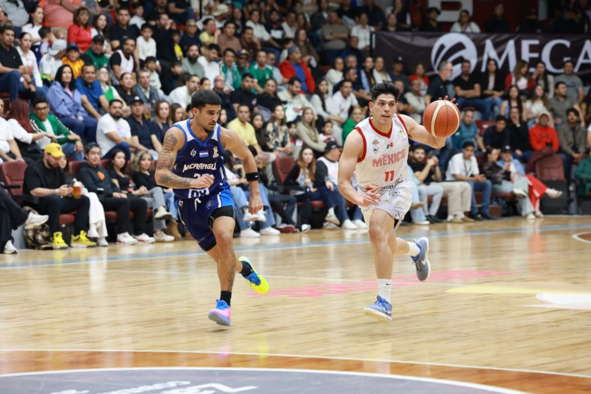 México vence a Nicaragua y afianza su camino hacia el Mundial de Básquetbol Qatar 2027.