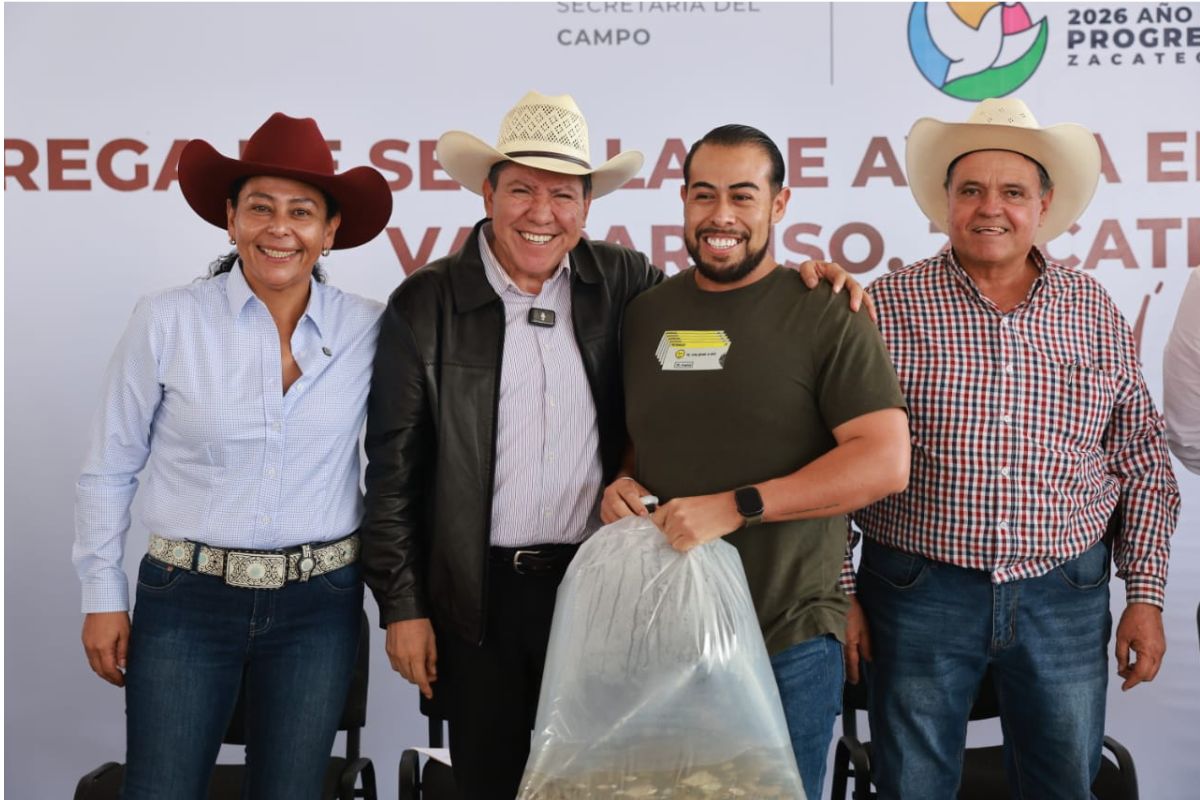 Monreal destina más de 100 mdp al campo y refuerza apoyos para productores zacatecanos.