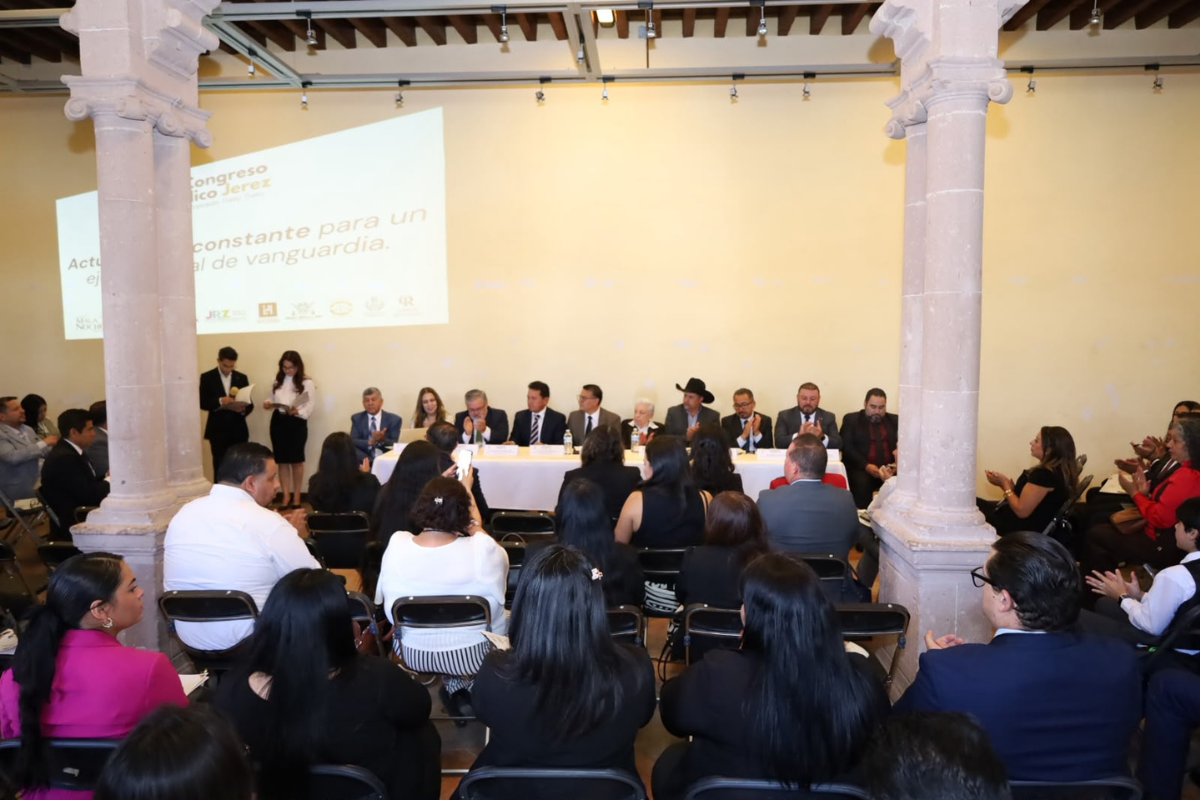 Inauguran en Jerez el Primer Congreso Jurídico “Lic. J. Conrado Treto Treto”.