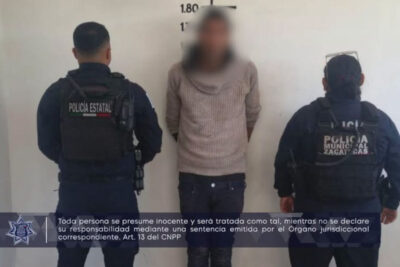 Detienen a hombre por presunto intento de robo en Zacatecas