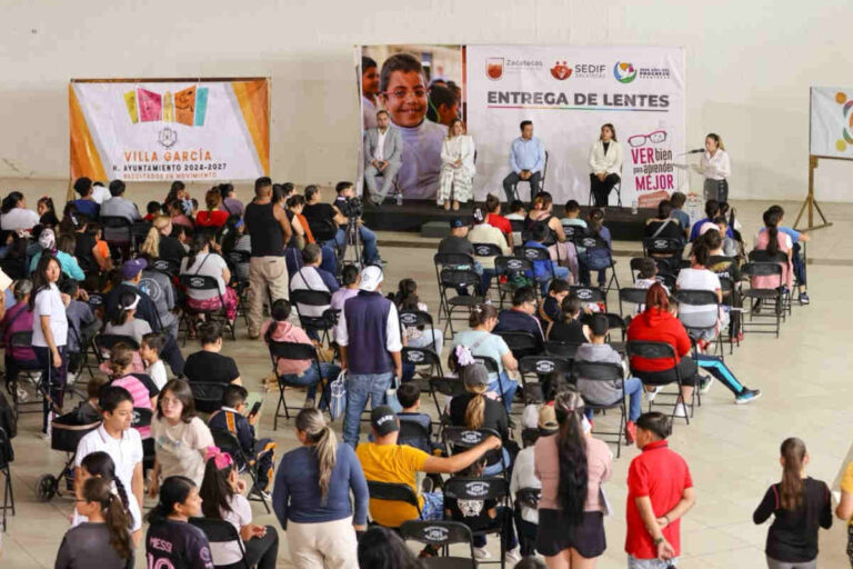 Entregan cerca de 600 lentes del programa “Ver Bien para Aprender Mejor”, en Villa García