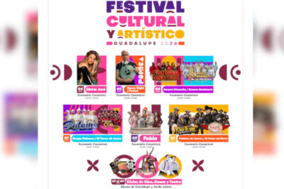 Guadalupe anuncia Festival Cultural 2026 con grandes espectáculos musicales