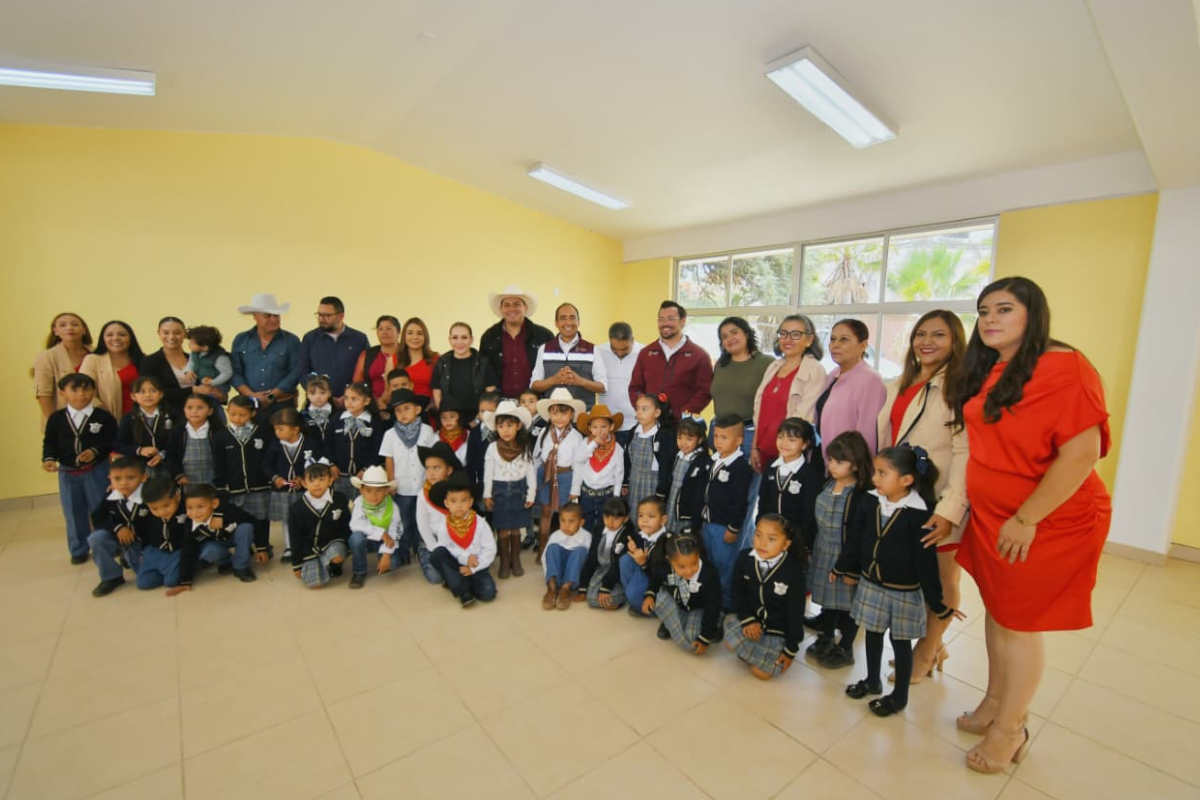 Guadalupe, Zacatecas fortalece educación con nueva aula para preescolar comunitario
