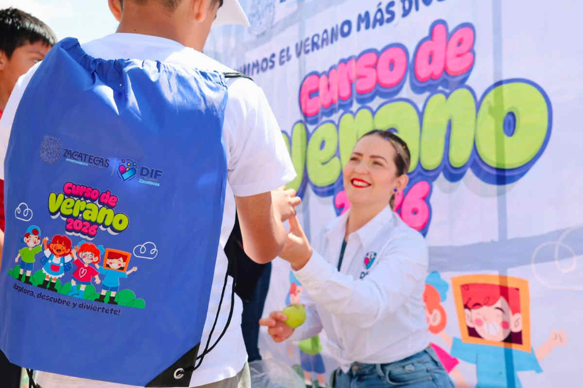 Karla Estrada inaugura el Curso de Verano 2026 del DIF Municipal Zacatecas