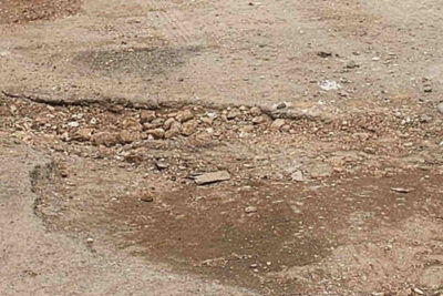 Piden intervención de la Patrulla Bacheadora en la calle Ignacio Allende de Fresnillo